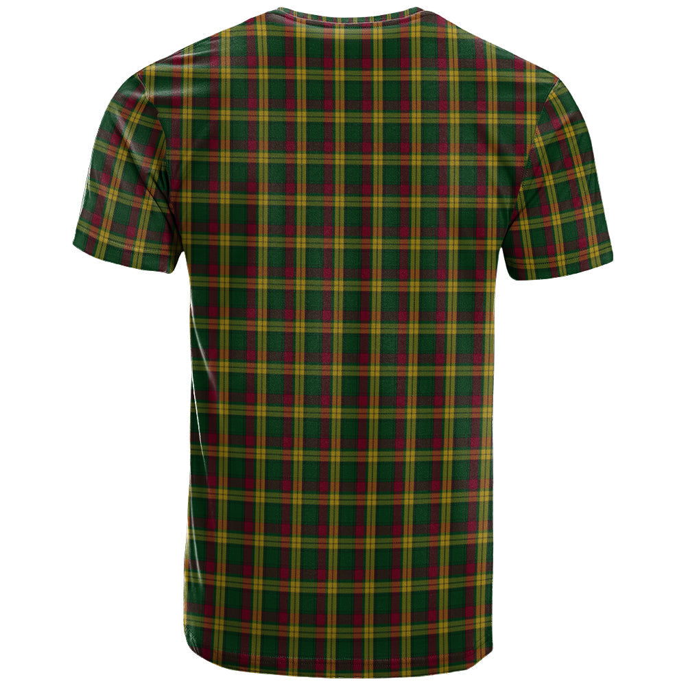 Printivon MacMillan Ancient Clan DNA In Me Tartan Crest T Shirt