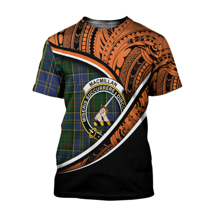 Printivon MacMillan Hunting T Shirt Pattern Polynesian 