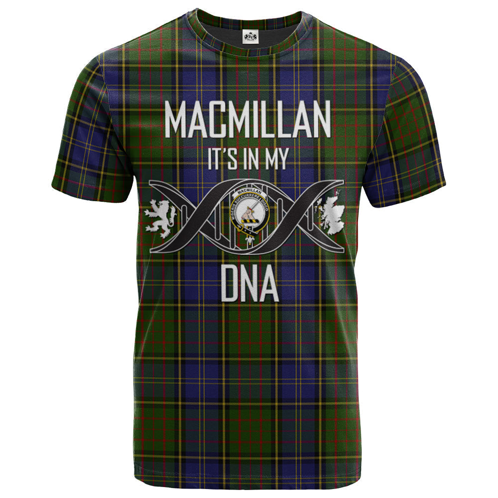 Printivon MacMillan Hunting 02 Clan DNA In Me Tartan Crest T Shirt