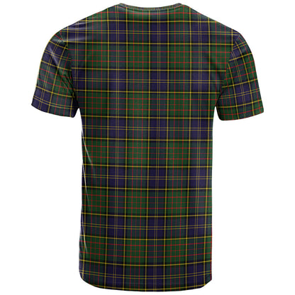 Printivon MacMillan Hunting Modern Clan DNA In Me Tartan Crest T Shirt