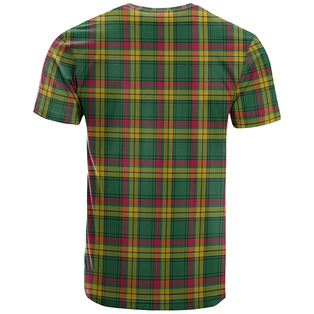 Printivon MacMillan Old Ancient Clan DNA In Me Tartan Crest T Shirt