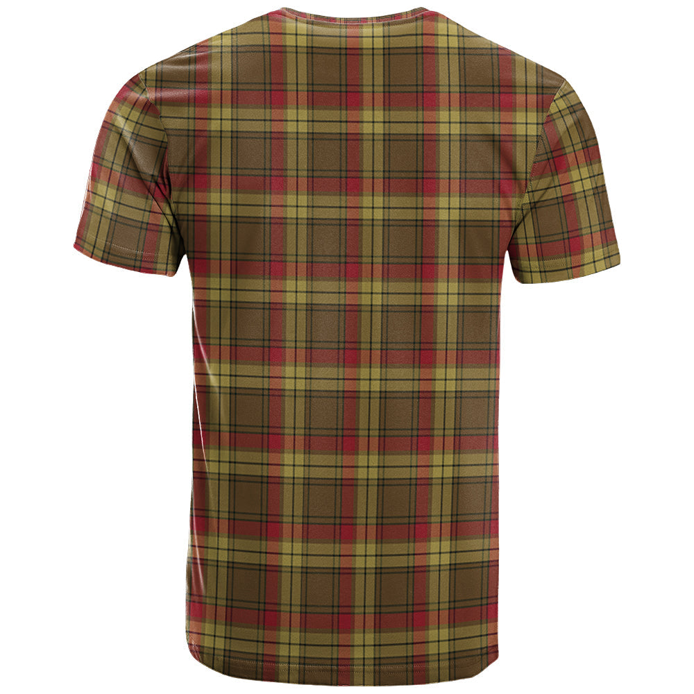Printivon MacMillan Old Weathered Clan DNA In Me Tartan Crest T Shirt