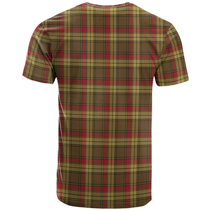 Printivon MacMillan Old Weathered Clan DNA In Me Tartan Crest T Shirt