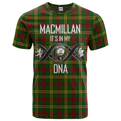 Printivon MacMillan Society of Glasgow Clan DNA In Me Tartan Crest T Shirt