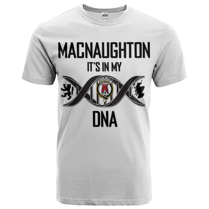 Printivon MacNaughton Clan DNA In Me Crest T Shirt