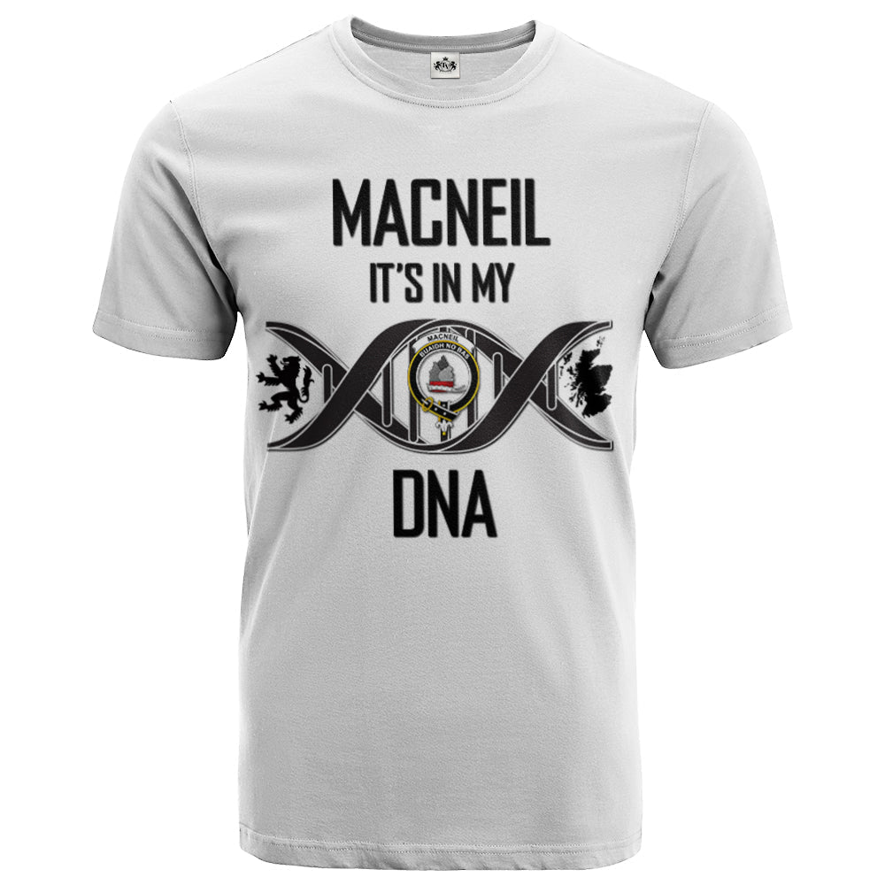 Printivon MacNeil Clan DNA In Me Crest T Shirt