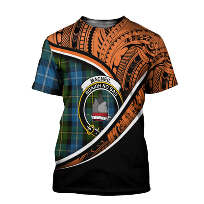 Printivon MacNeil of Barra T Shirt Pattern Polynesian 