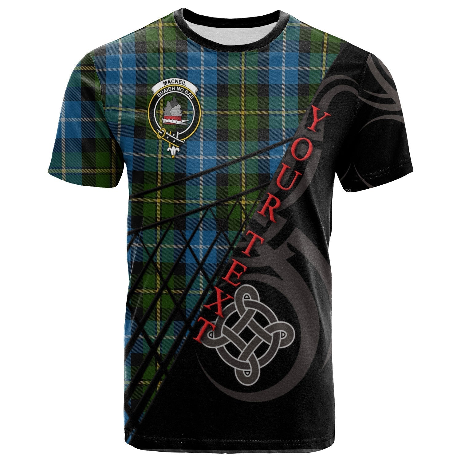 Printivon MacNeil of Barra T Shirt Pattern Celtic 