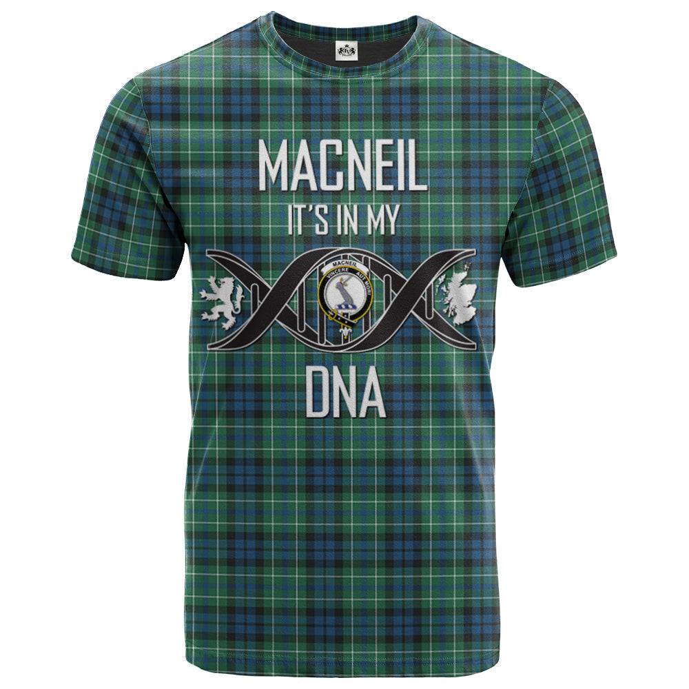 Printivon MacNeil of Colonsay Ancient Clan DNA In Me Tartan Crest T Shirt