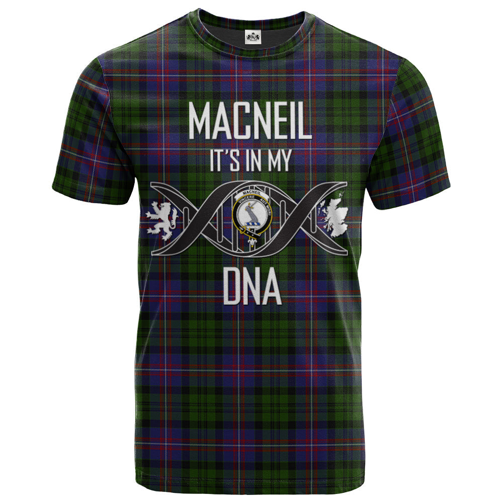 Printivon MacNeil of Colonsay Highland Clan DNA In Me Tartan Crest T Shirt