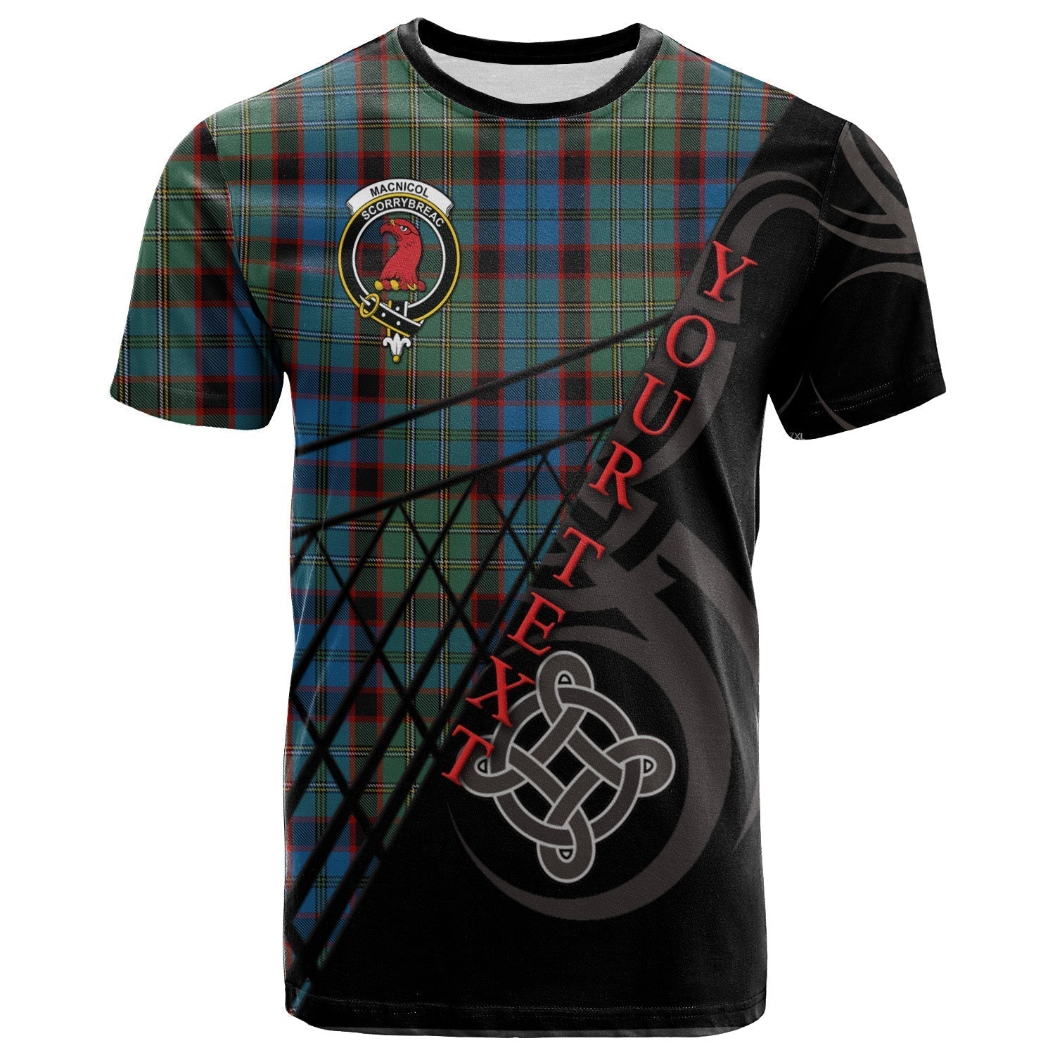 Printivon MacNicol Hunting T Shirt Pattern Celtic 