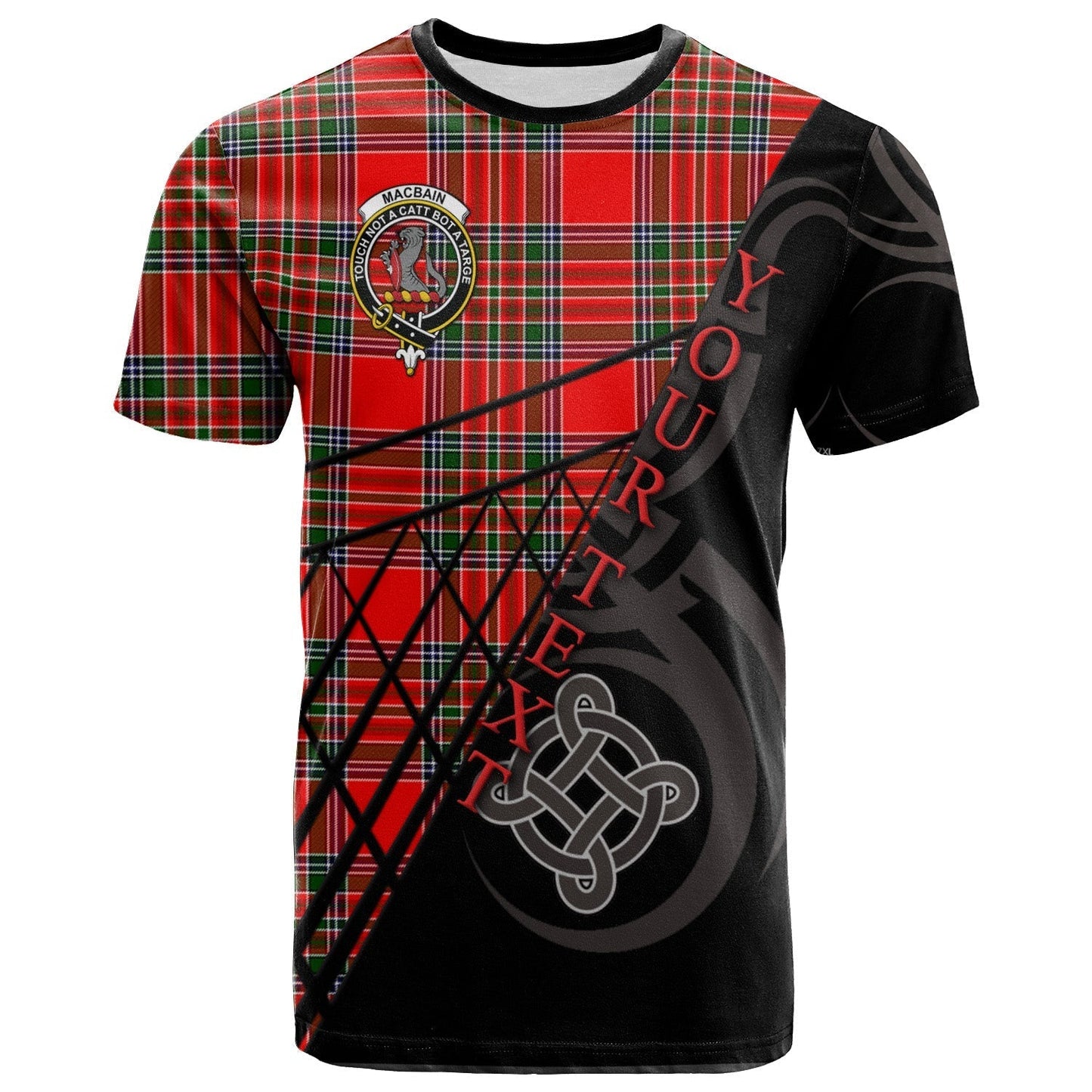 Printivon Macbain T Shirt Pattern Celtic 