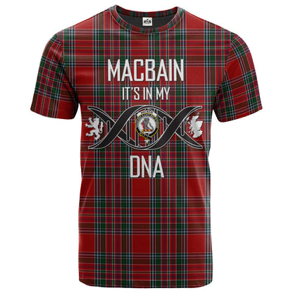 Printivon Macbain 02 Clan DNA In Me Tartan Crest T Shirt