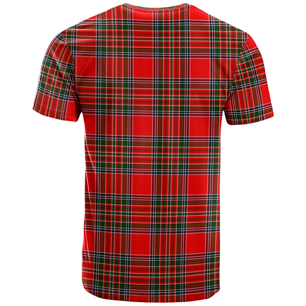 Printivon Macbain Clan DNA In Me Tartan Crest T Shirt
