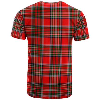 Printivon Macbain Clan DNA In Me Tartan Crest T Shirt