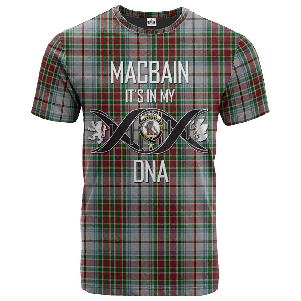 Printivon Macbain Dress Clan DNA In Me Tartan Crest T Shirt