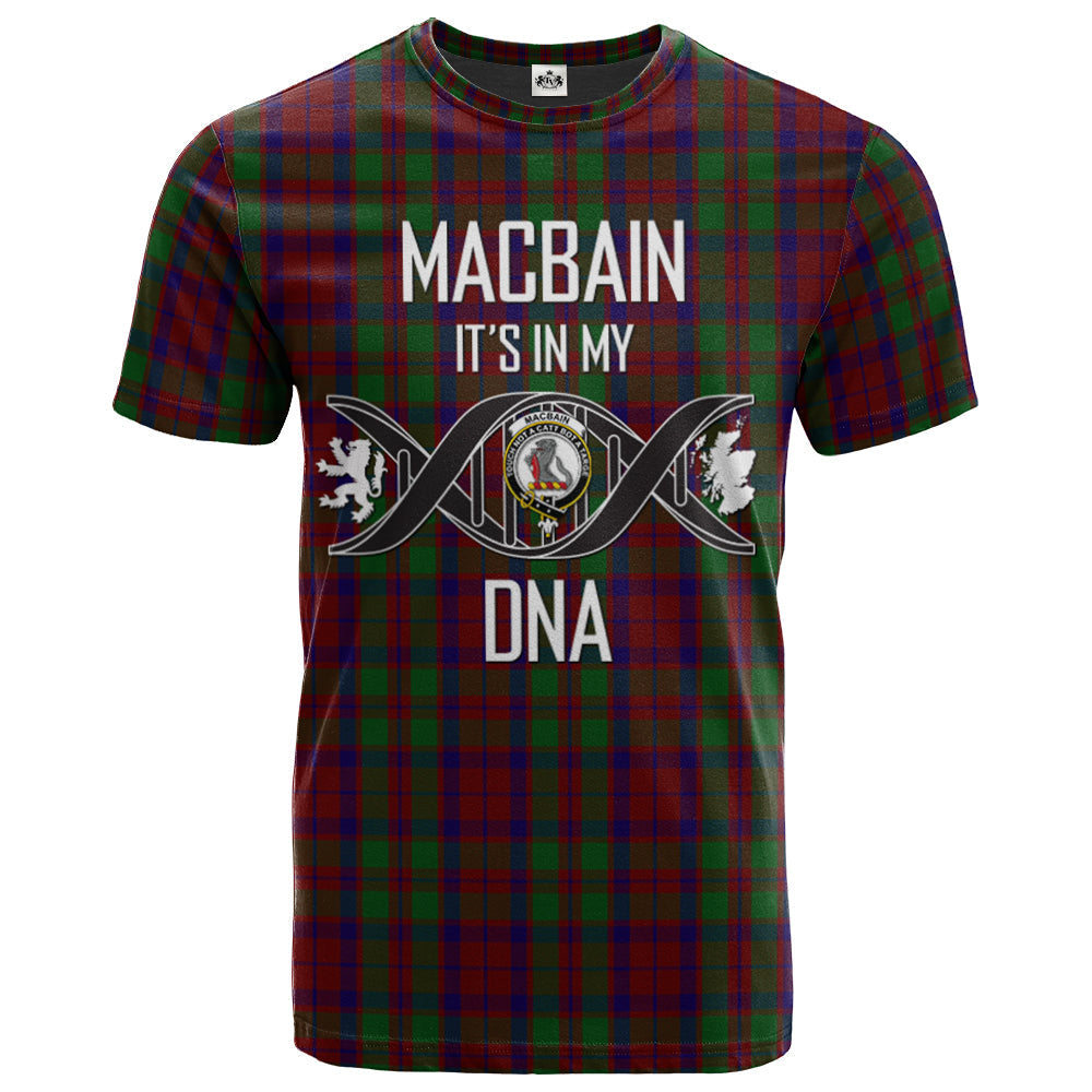 Printivon Macbain of Tomatin Clan DNA In Me Tartan Crest T Shirt