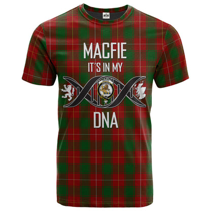 Printivon Macfie MacPhie Clan DNA In Me Tartan Crest T Shirt