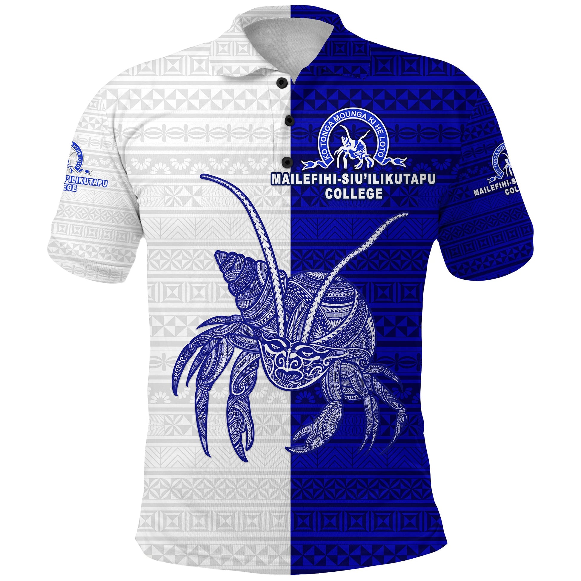 Tonga Mailefihi Siu'ilikutapu College Polo Shirt Half Version -