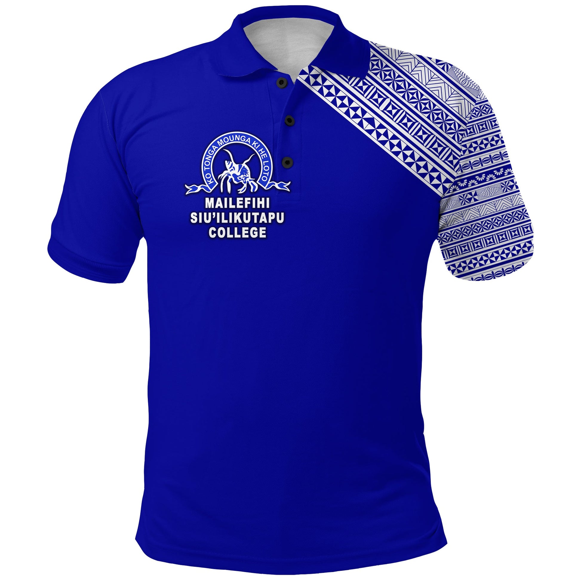 Tonga Mailefihi Siu'ilikutapu College Polo Shirt Simplify Version -