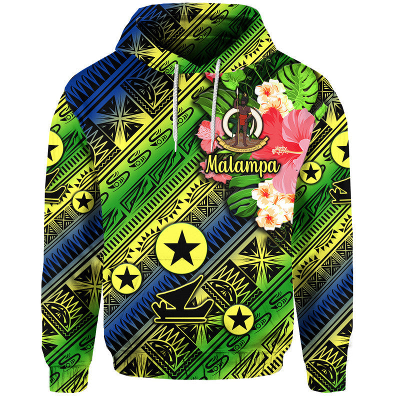 Vanuatu Malampa Zip Up And Pullover Hoodie Independence Be Proud