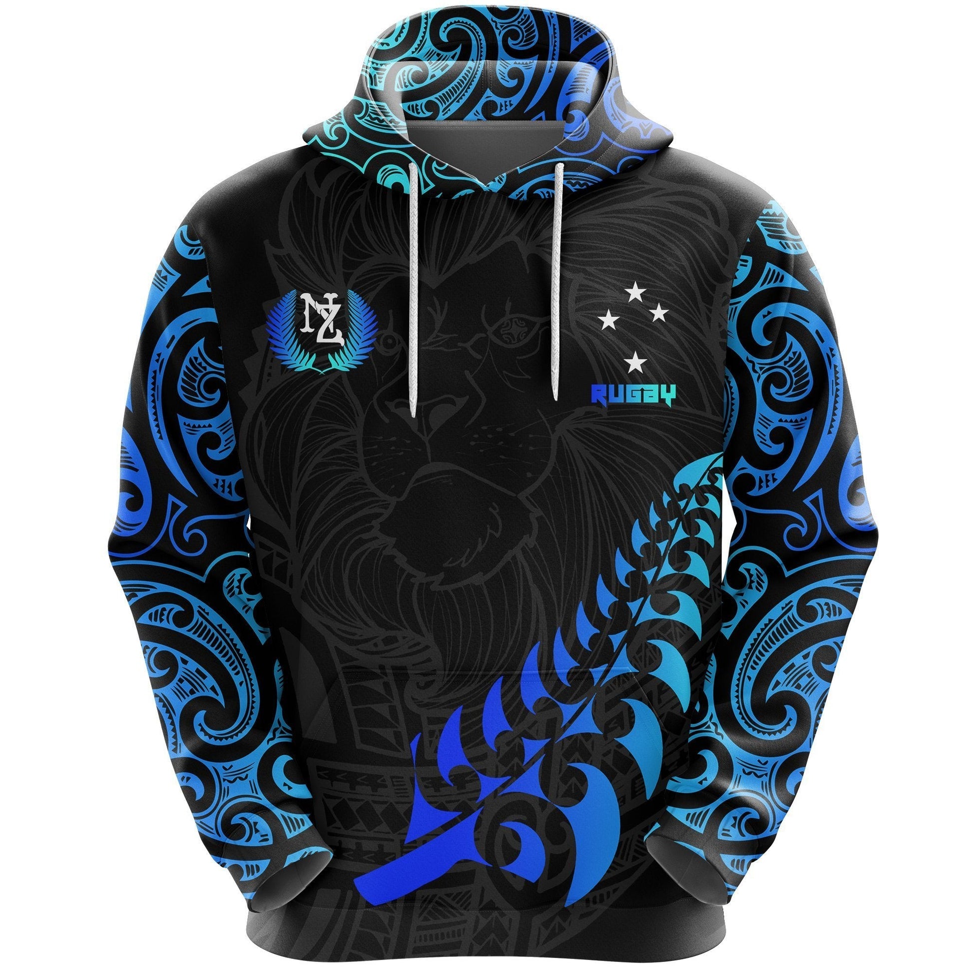 New Zealand Maori Rugby Lion Hoodie