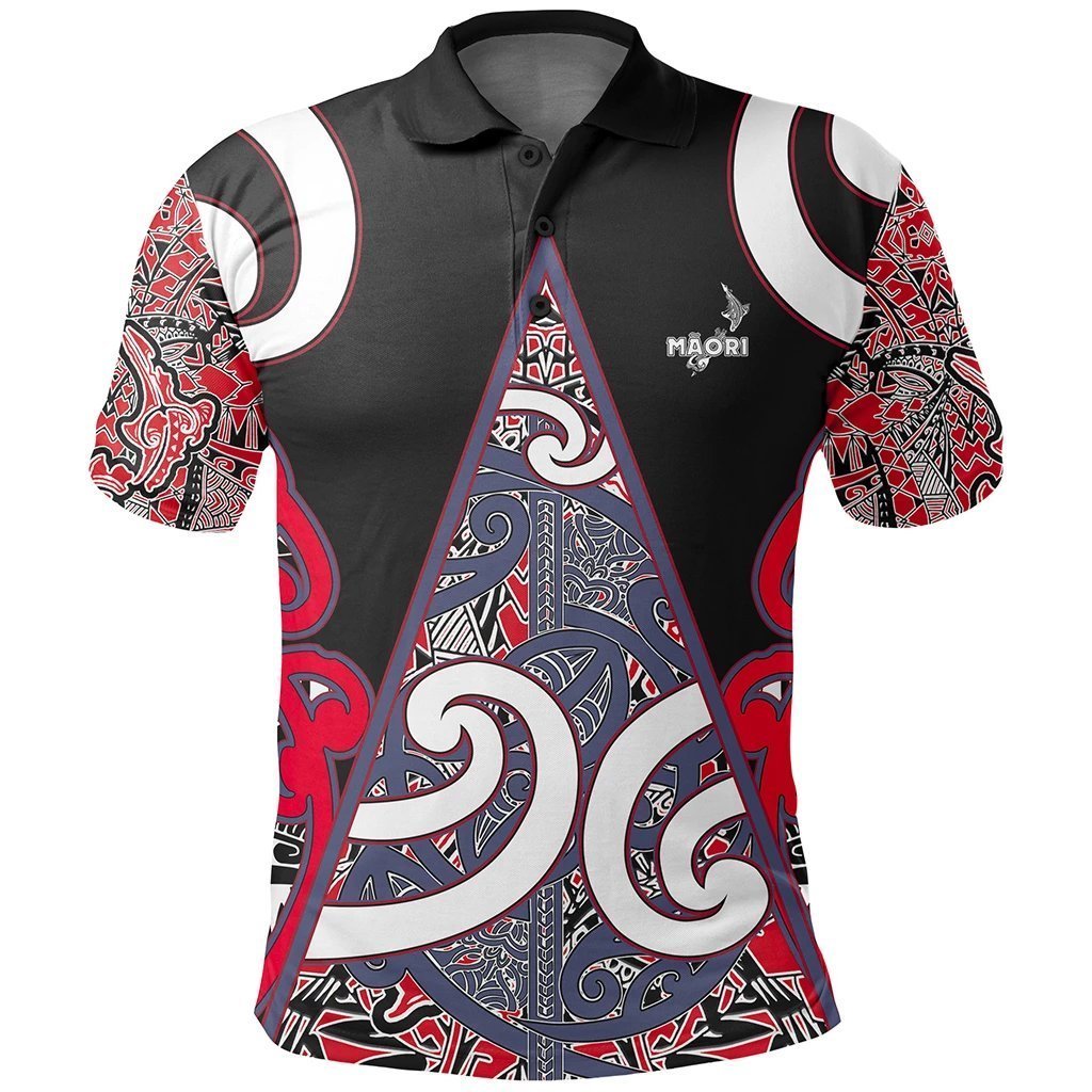Maori Rugby Polo T Shirt Mangu