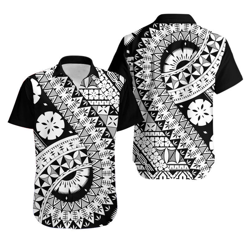 Polynesian Masi Kesa Black Style Hawaiian Shirt