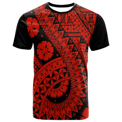Polynesian Masi Kesa Red Style T Shirt