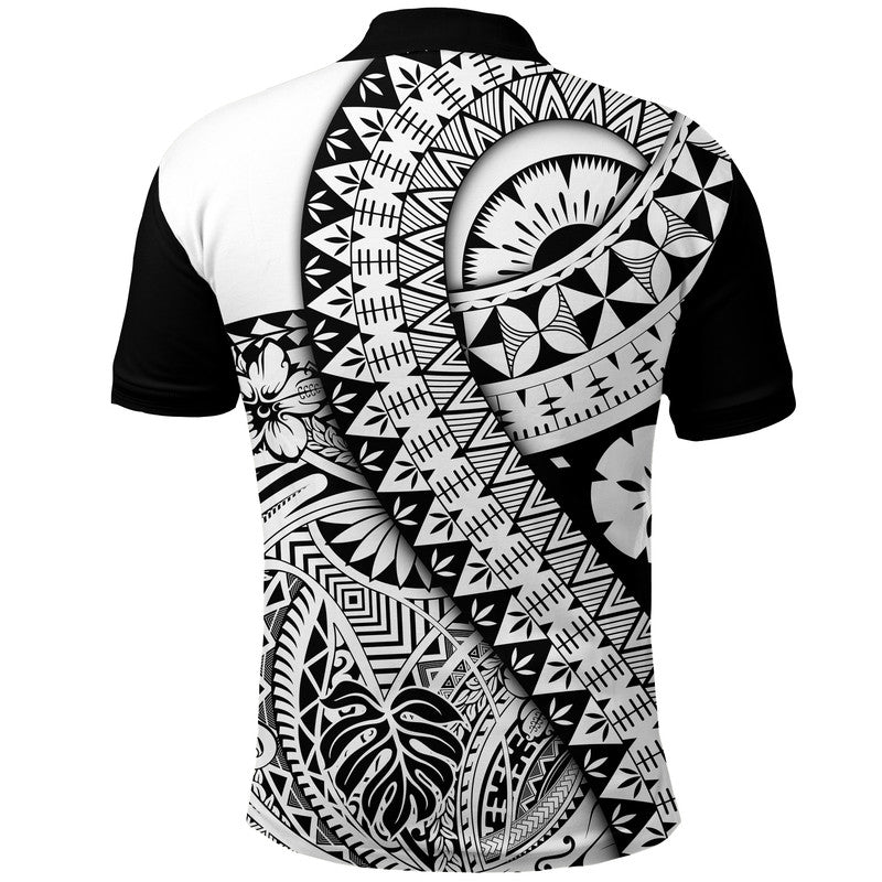 Polynesian Masi Kesa No2 Black Style Polo Shirt