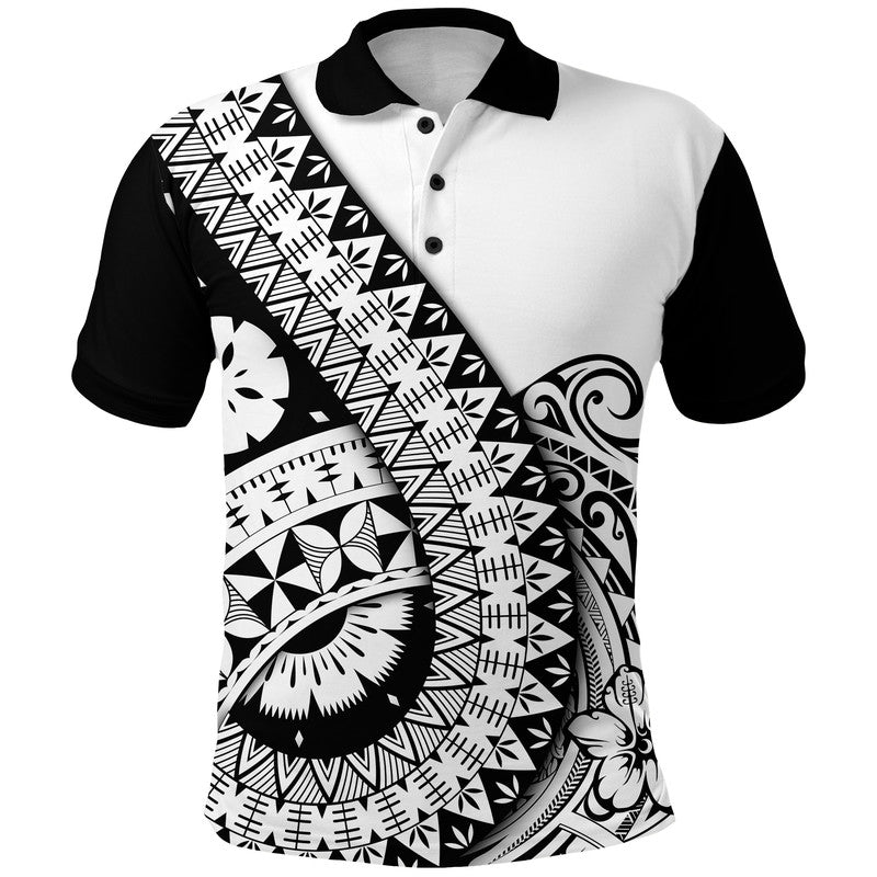 Polynesian Masi Kesa No2 Black Style Polo Shirt