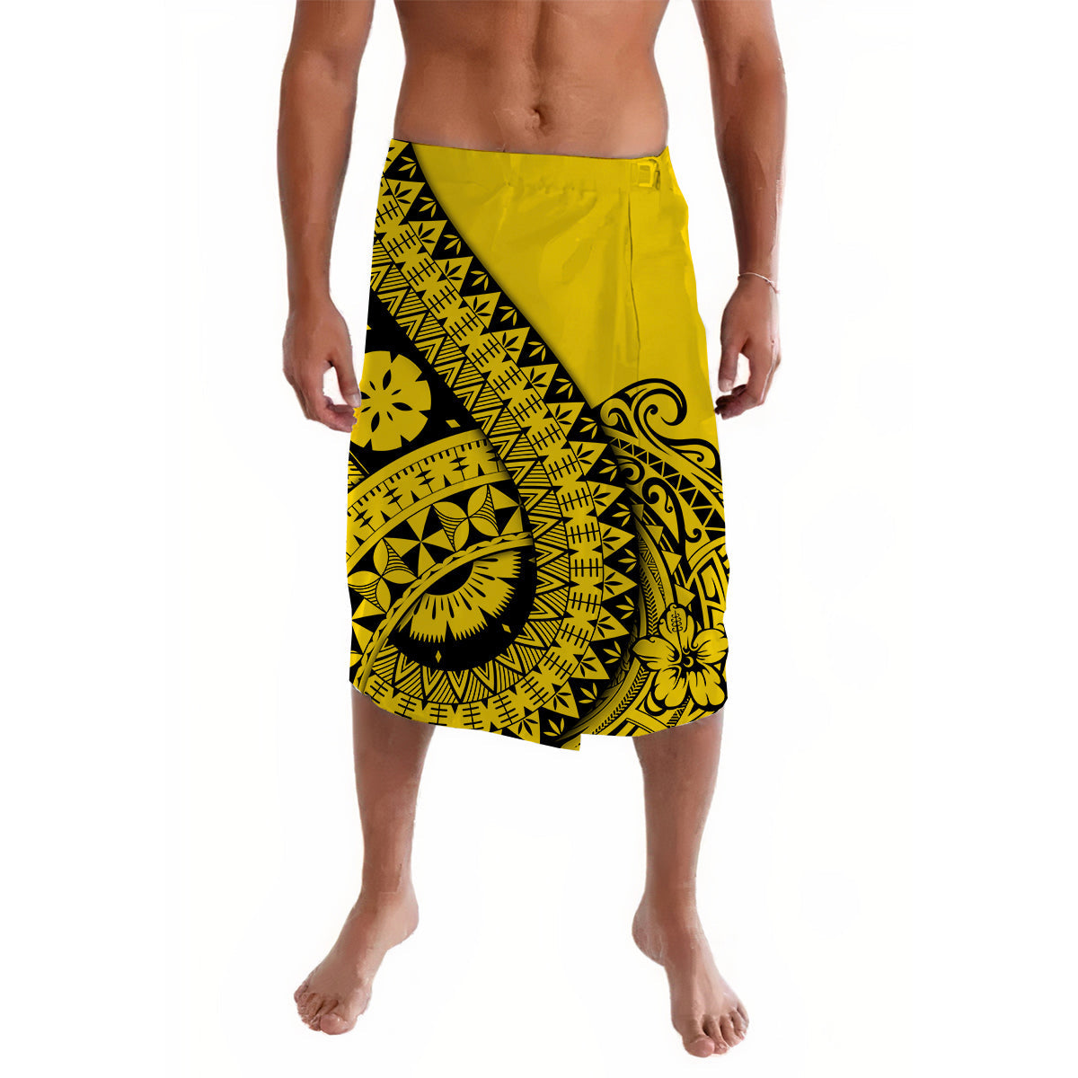 Polynesian Masi Kesa No2 Gold Style Lavalava