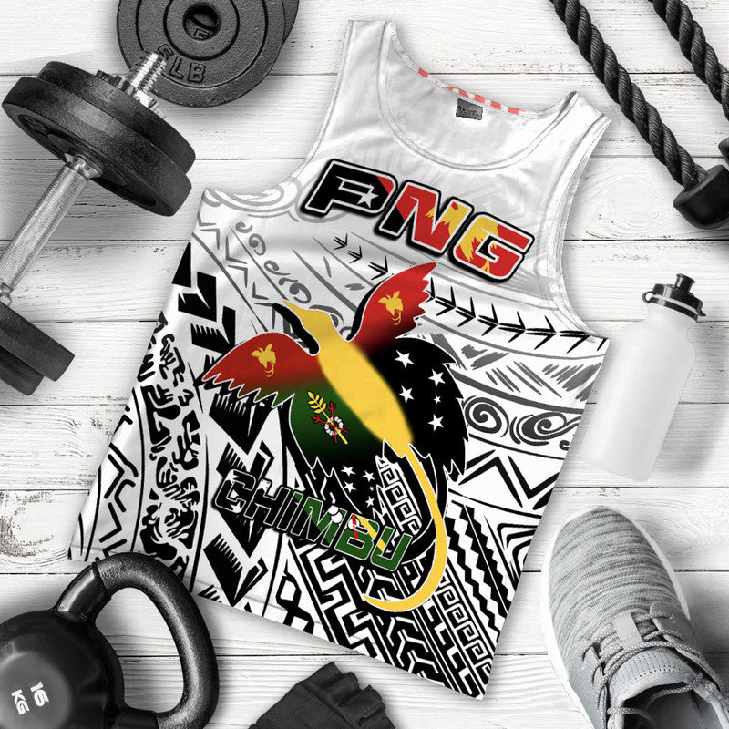 Papua New Guinea And Chimbu Province Men Tank Top