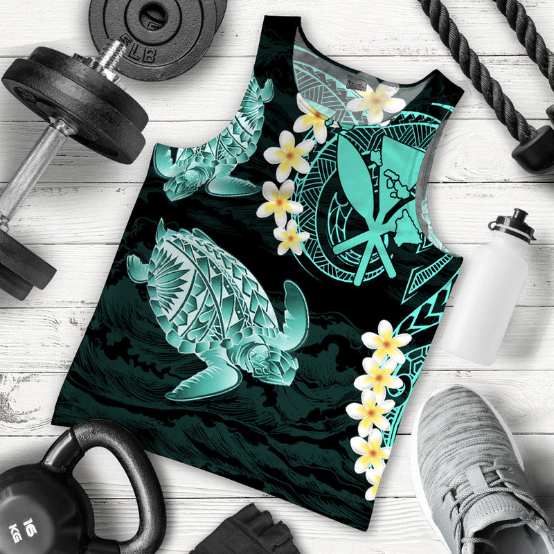 Hawaii Kanaka Turtle Men Tank Top Style No.4