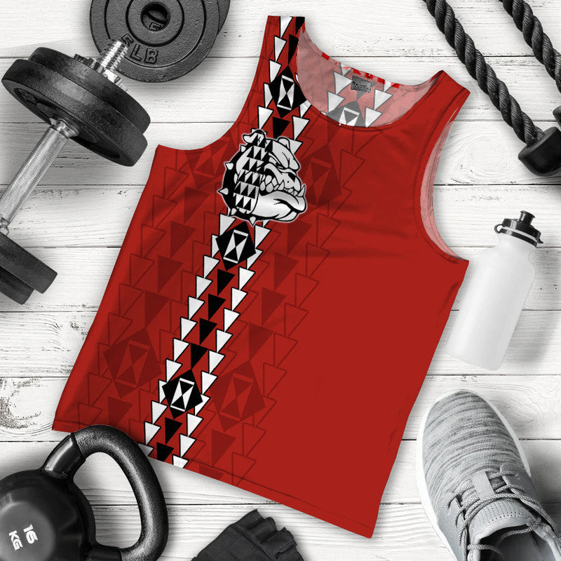 Hawaii Waialua Bulldogs High Mix Kakau Men Tank Top