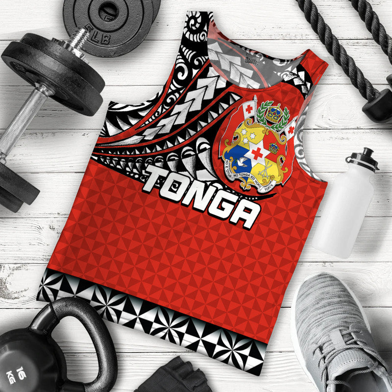 Tonga Men Tank Top Polynesian Tattoo