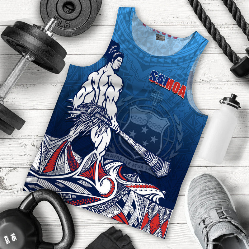 Samoa Warrior Men Tank Top Polynesian No.1