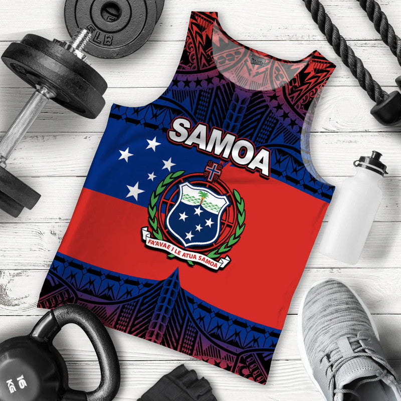 Samoa Men Tank Top Mix Flag