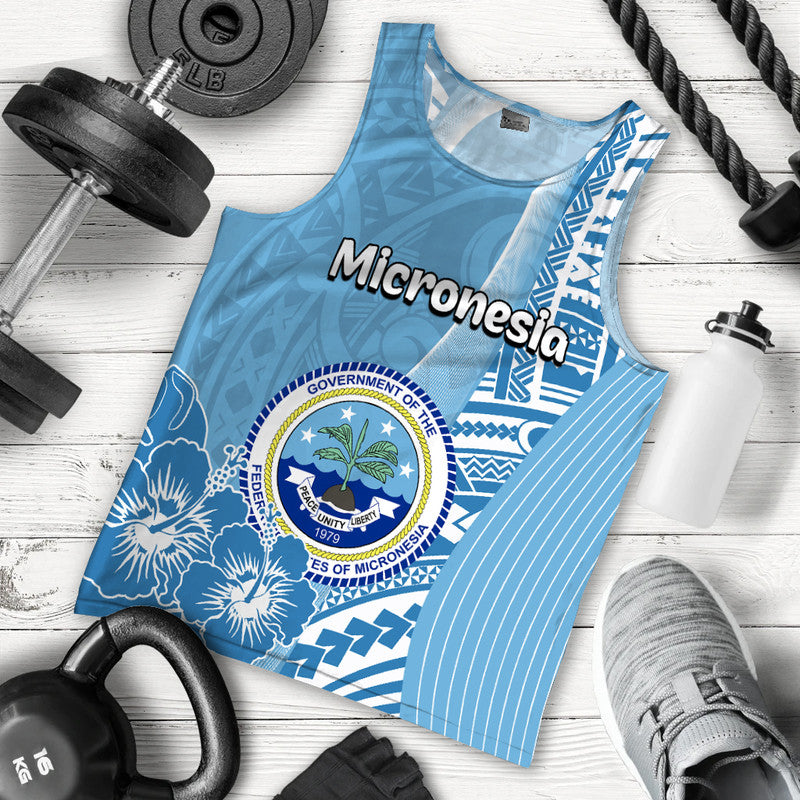 Micronesia Off Shoulder Men Tank Top Vibe Style