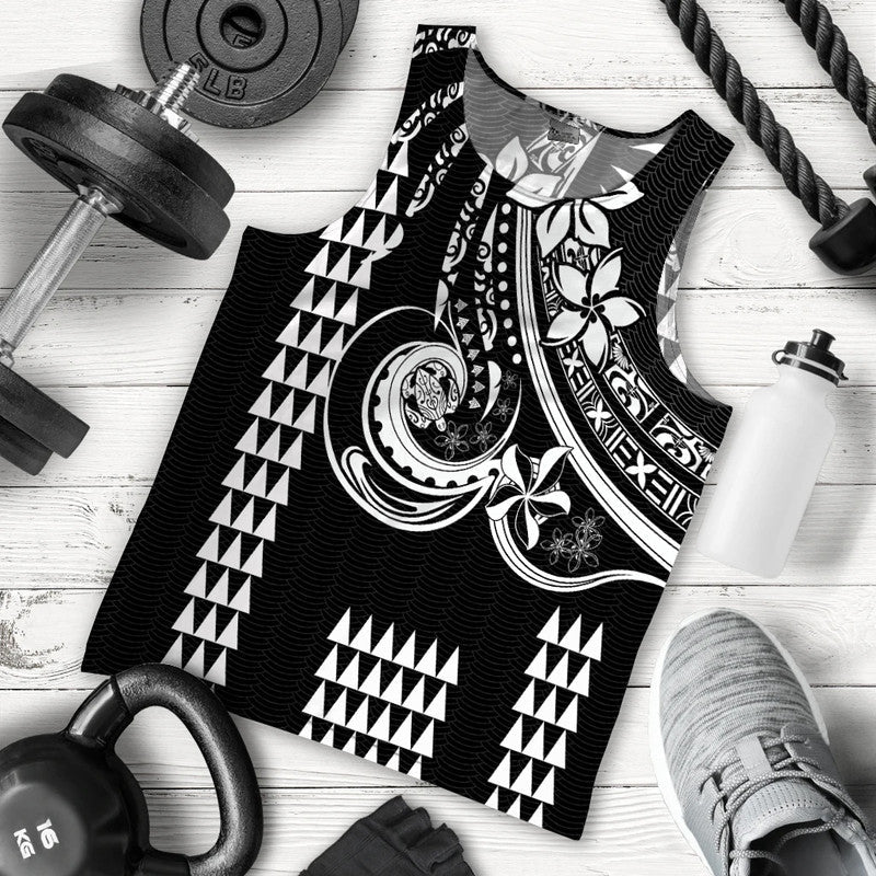 Kakau Hawaiian Polynesian Men Tank Top Black