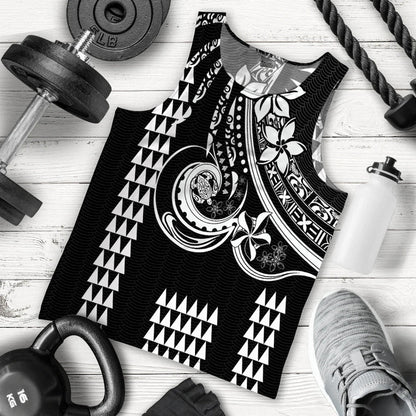 Kakau Hawaiian Polynesian Men Tank Top Black