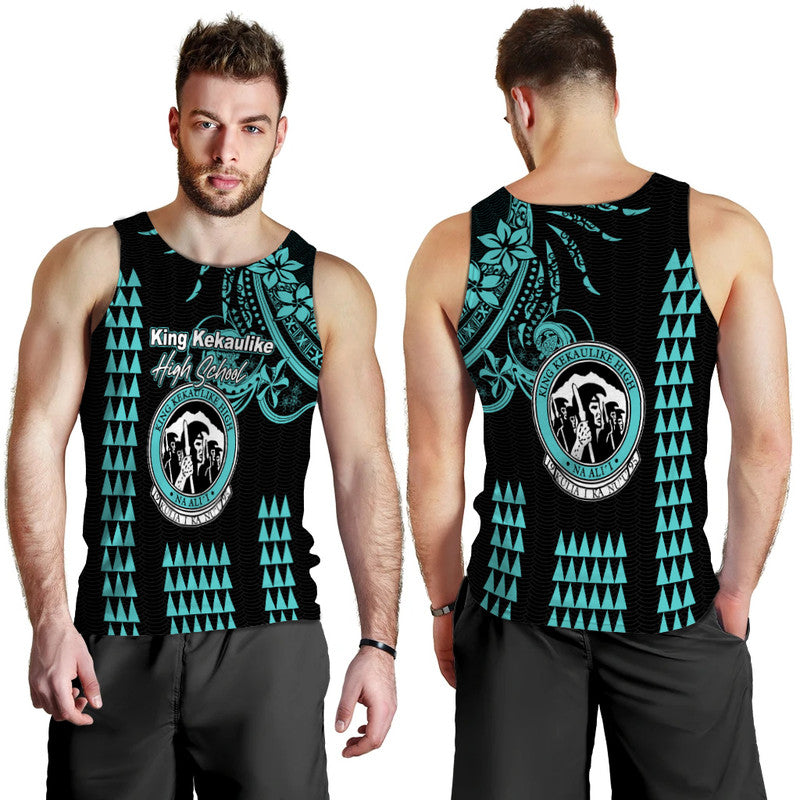 Hawaii High School King Kekaulike Men Tank Top Mix Kakau