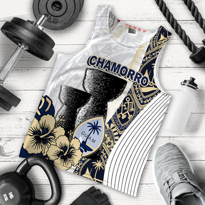 Guam Chamorro Men Tank Top White Style