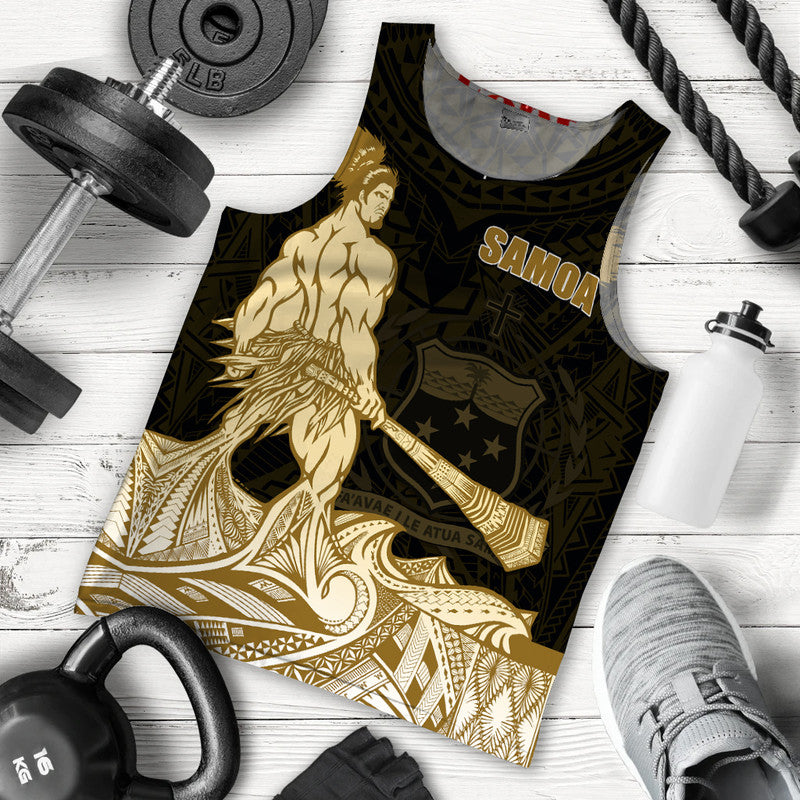 Samoa Warrior Men Tank Top Polynesian No.3