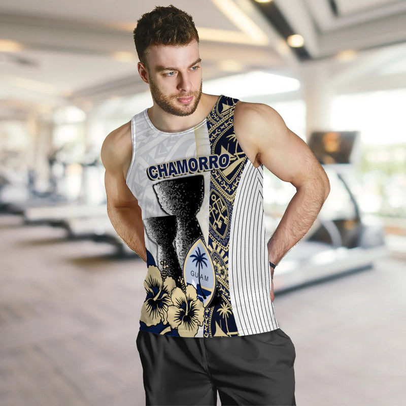 Guam Chamorro Men Tank Top White Style
