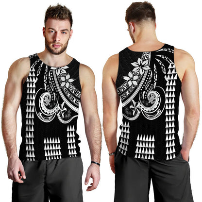 Kakau Hawaiian Polynesian Men Tank Top Black