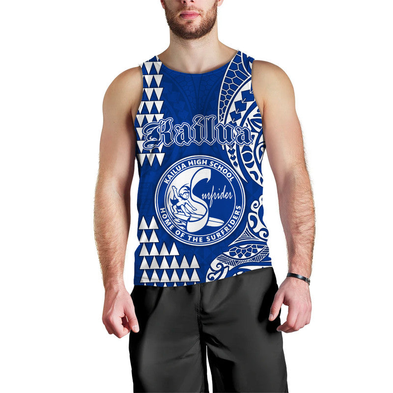 Hawaii Kailua High School Men Tank Top Tribal Kakau
