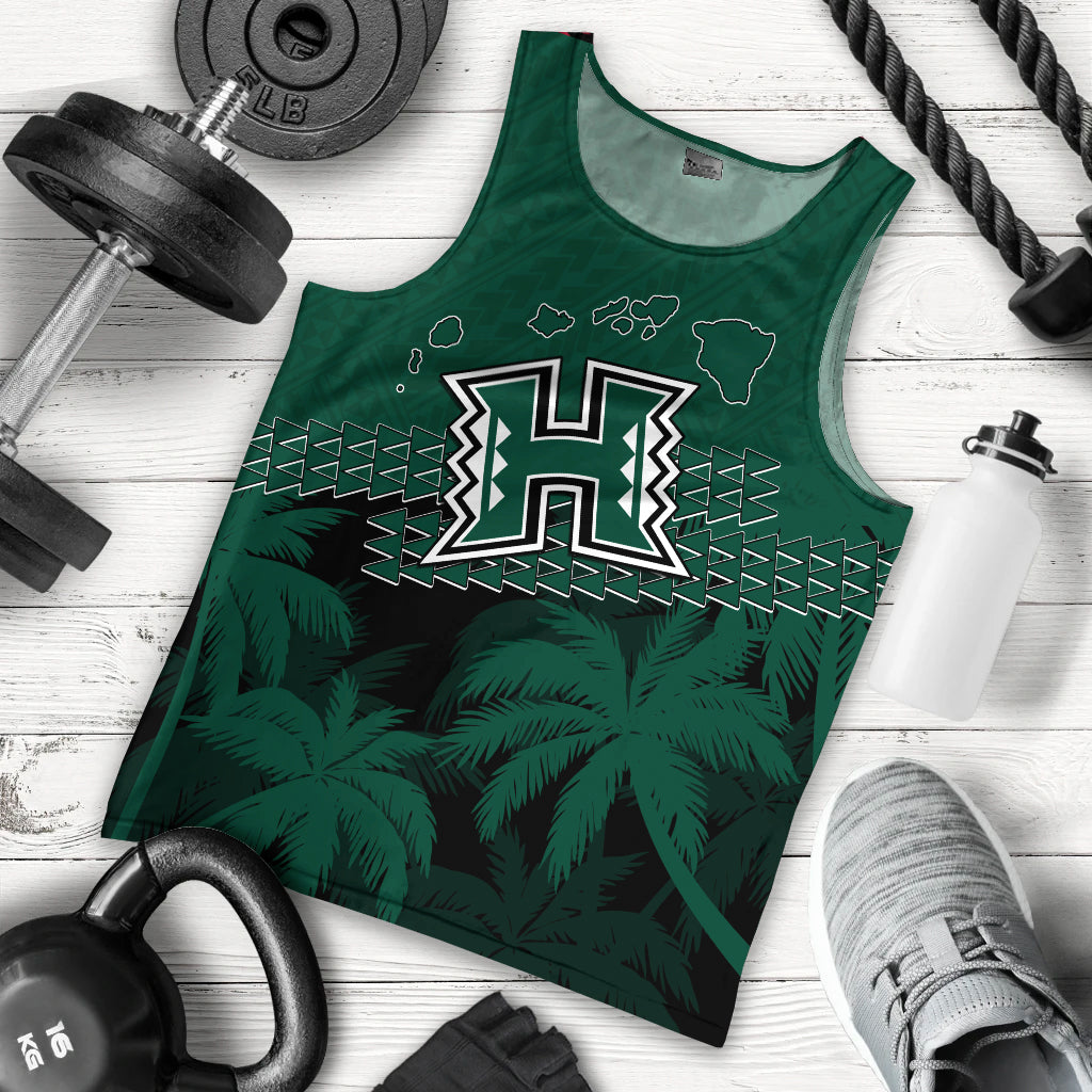 Hawaii Rainbow Warriors Men Tank Top Laau Pama