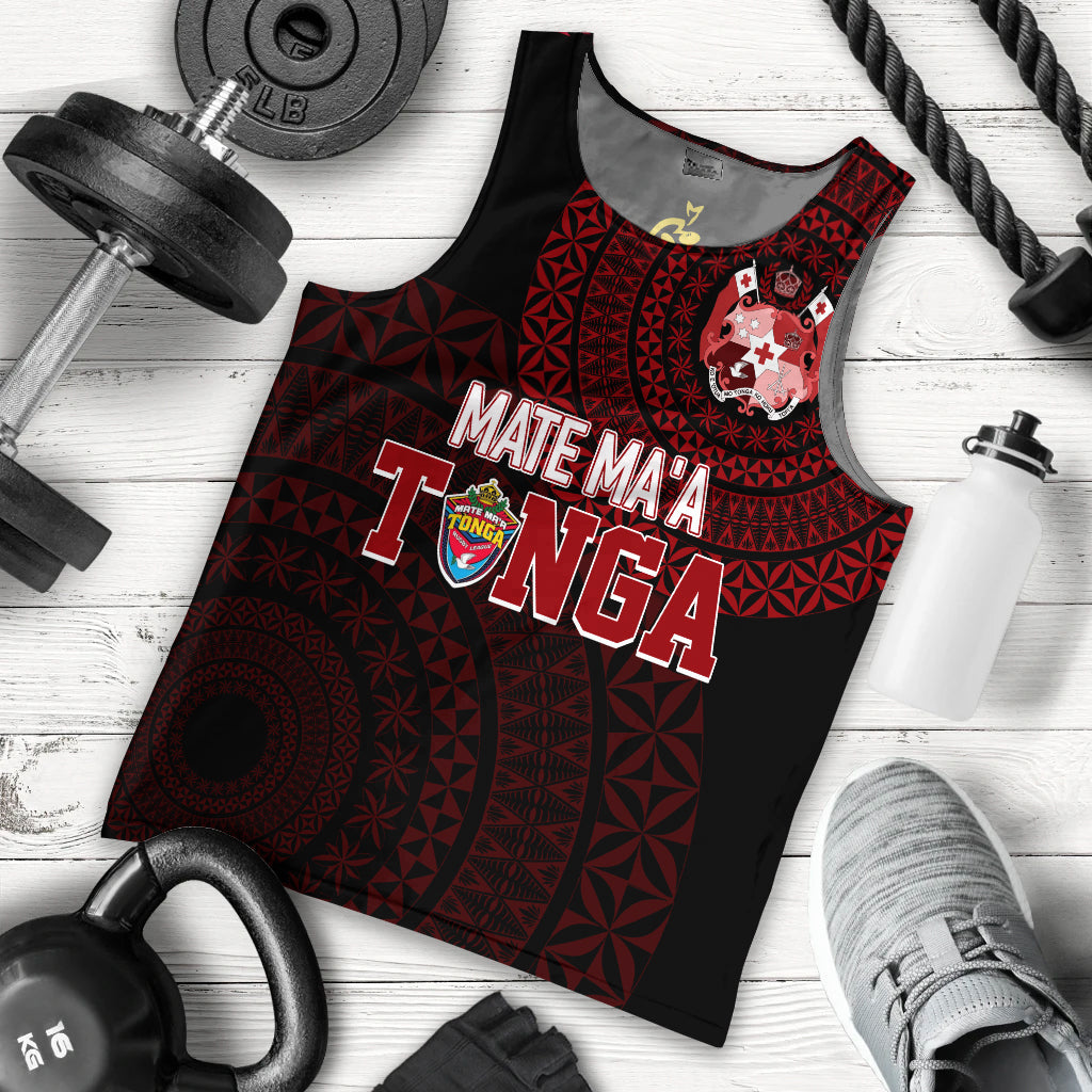 Aussie Wallabies Mix Mate Maa Tonga Men Tank Top Ver 01