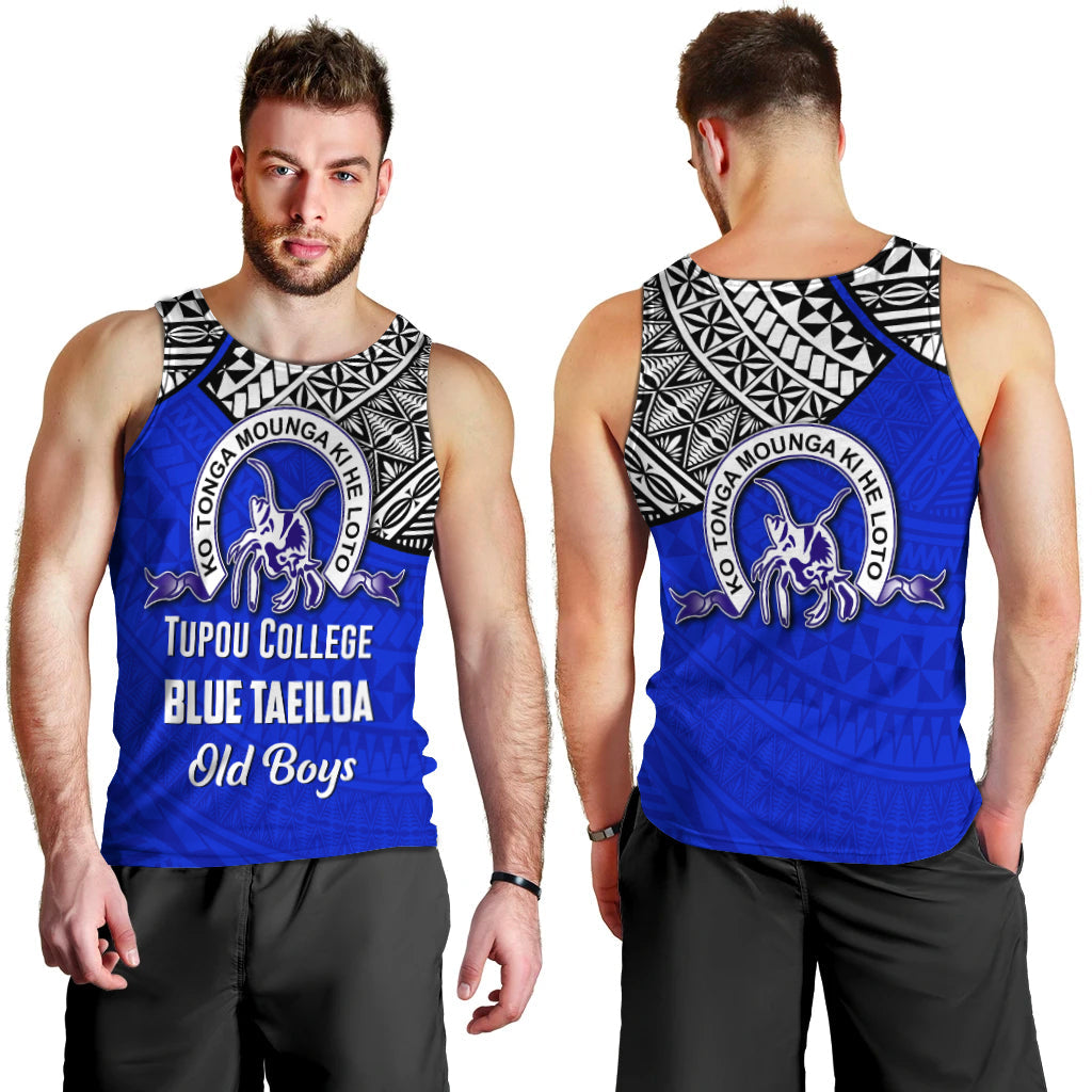 Tupou College BLUE TAEILOA Old Boys Men Tank Top
